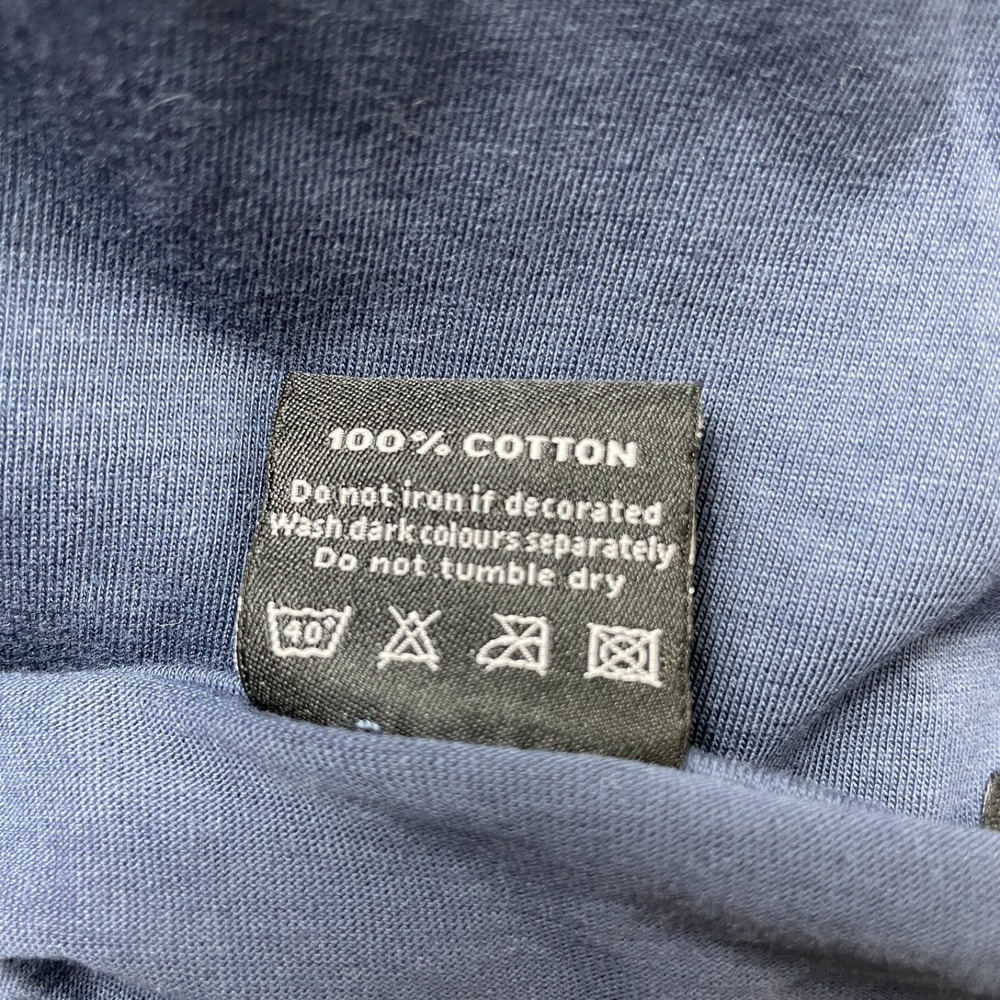 Fox Large Blue T Shirt Short Sleeve 100%‎ Cotton Bratislava Slovakia - Picture 5 of 6